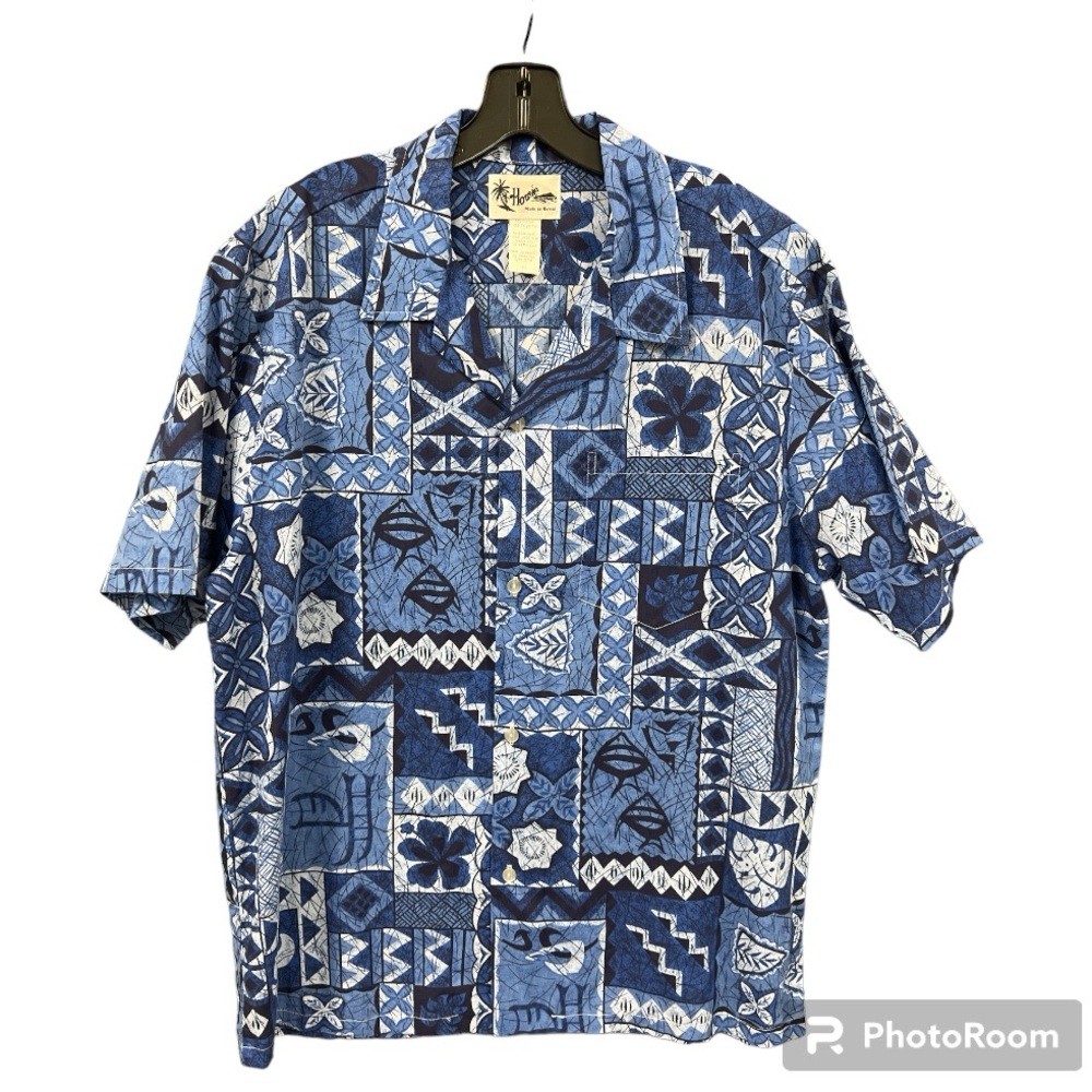 Vtg Men’s Howie Made in Hawaii Short Sleeve Open Collar Button Front Aloha Shirt